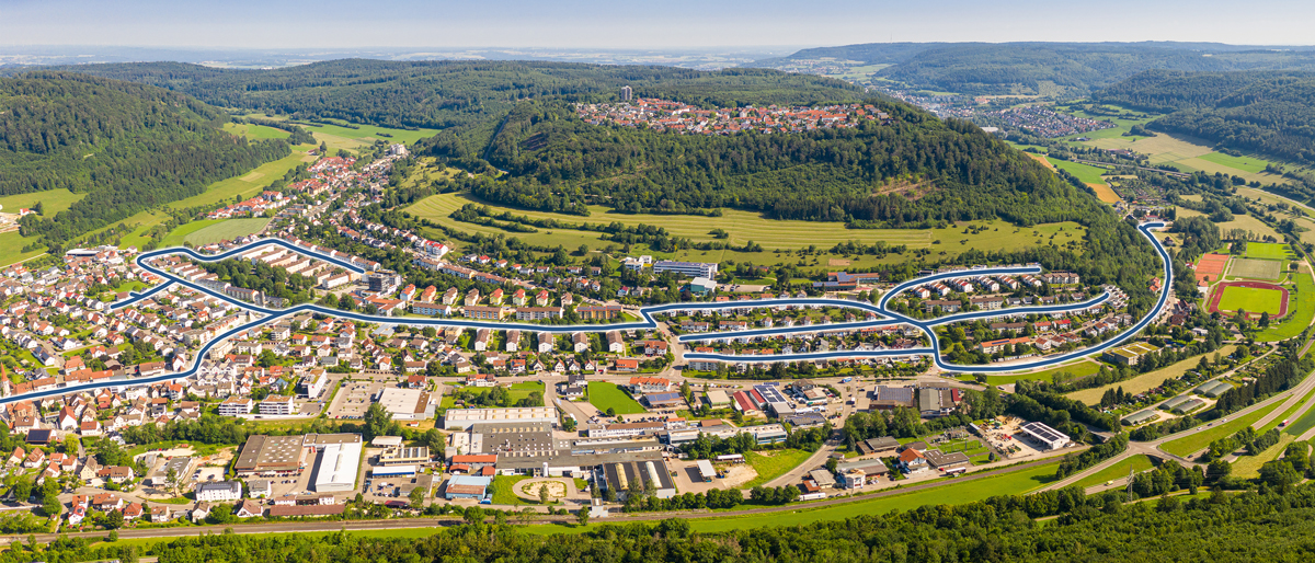 Straßenverlauf Nahwärmenetz