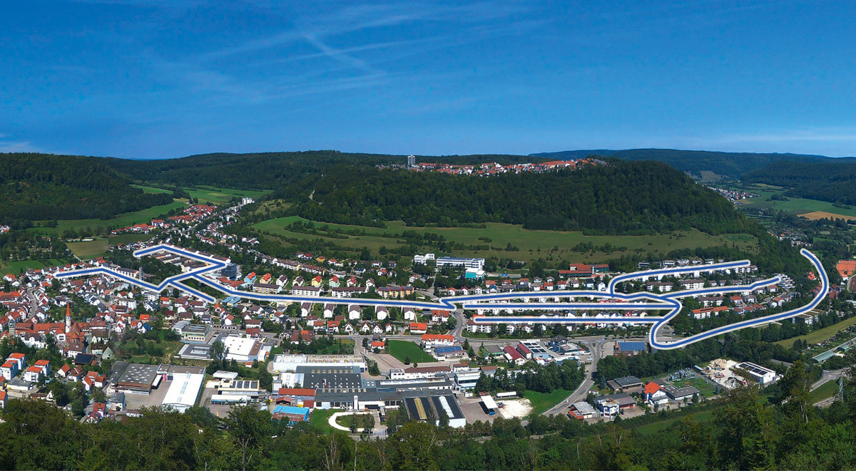 Straßenverlauf Nahwärmenetz